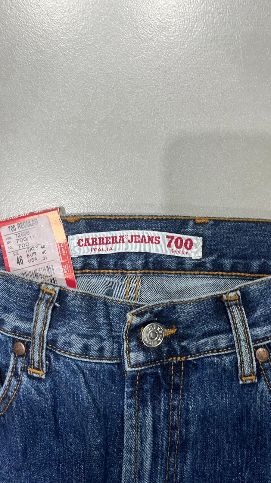 Denim Jeans Carrera 700 NEW With Tag Straight Fit Blu (M)