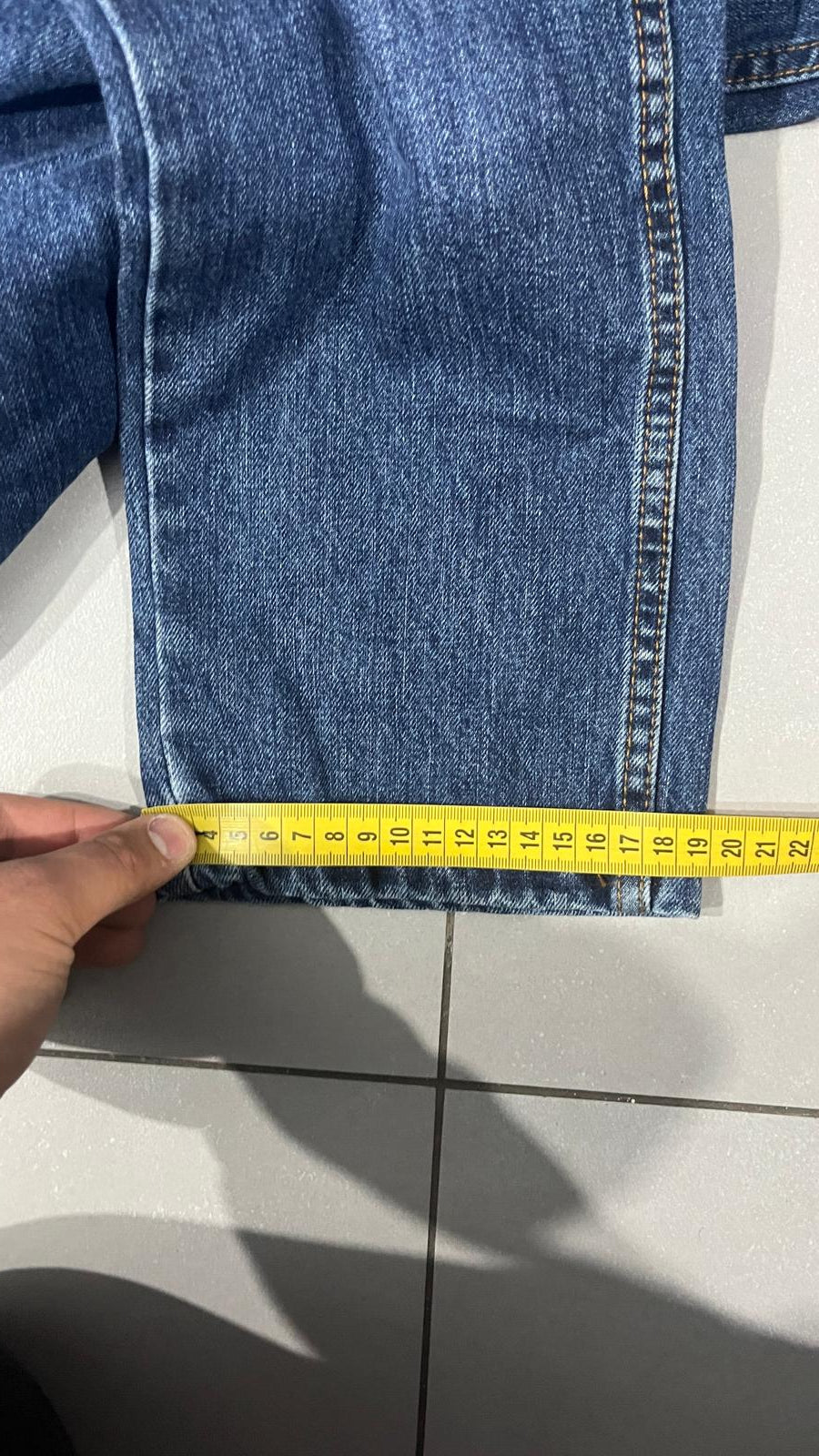 Denim Jeans Carrera 700 NEW With Tag Straight Fit Blu (M)