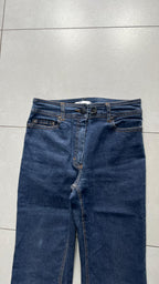 Denim Jeans Bootcut Simple Flared Blu Jeans (XXS)