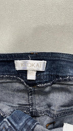 Denim Jeans Bootcut Simple Flared Blu Jeans (XXS)