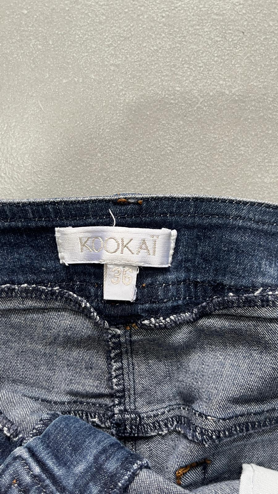 Denim Jeans Bootcut Simple Flared Blu Jeans (XXS)