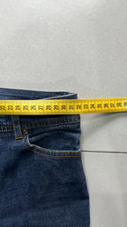 Denim Jeans Bootcut Simple Flared Blu Jeans (XXS)
