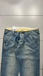 Denim Lee Straight Fit con Brillantini Stone Wash (S)