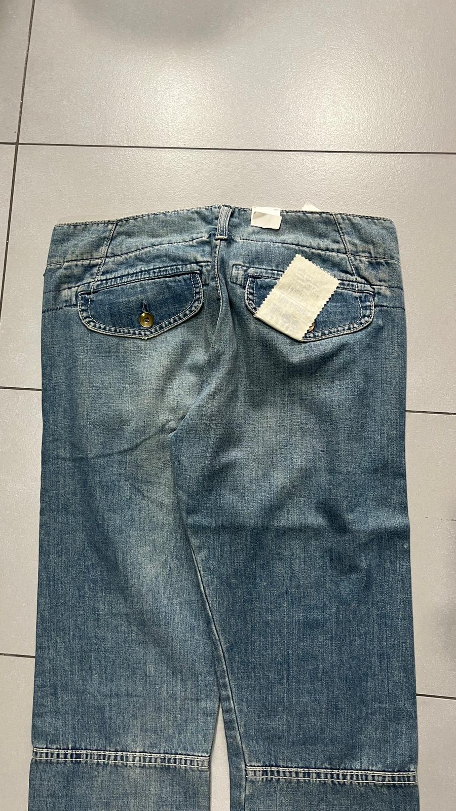 Denim Lee Straight Fit con Brillantini Stone Wash (S)