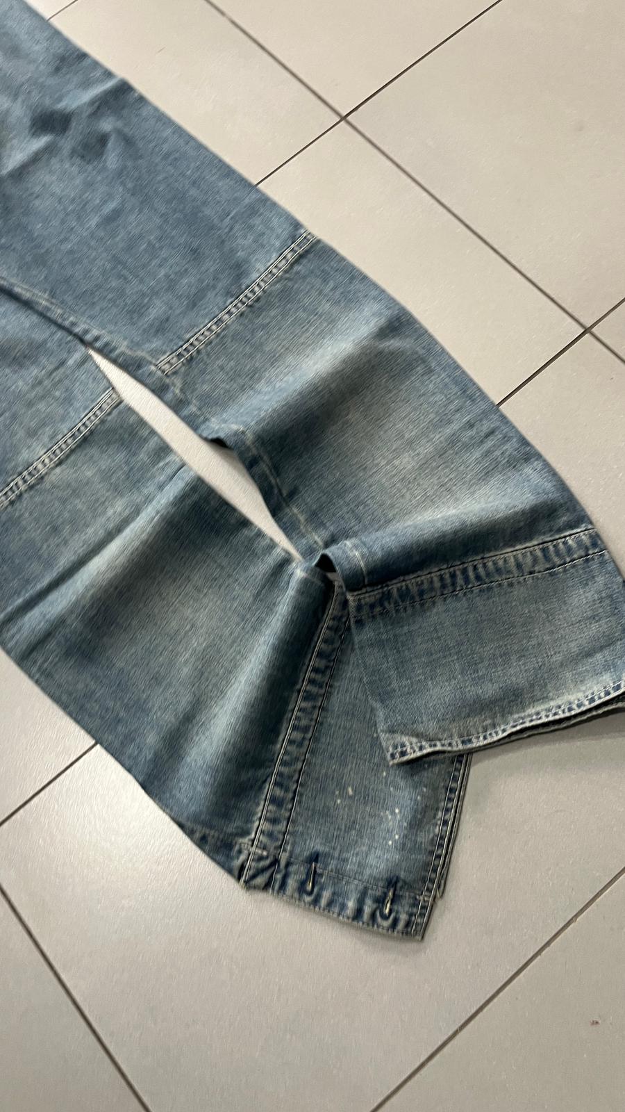 Denim Lee Straight Fit con Brillantini Stone Wash (S)
