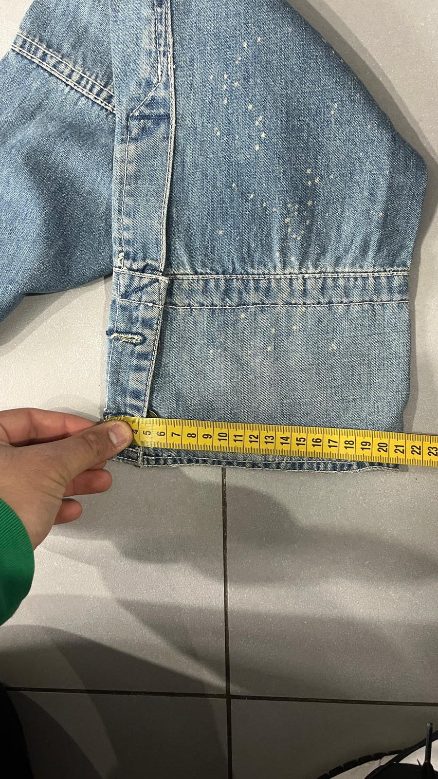 Denim Lee Straight Fit con Brillantini Stone Wash (S)