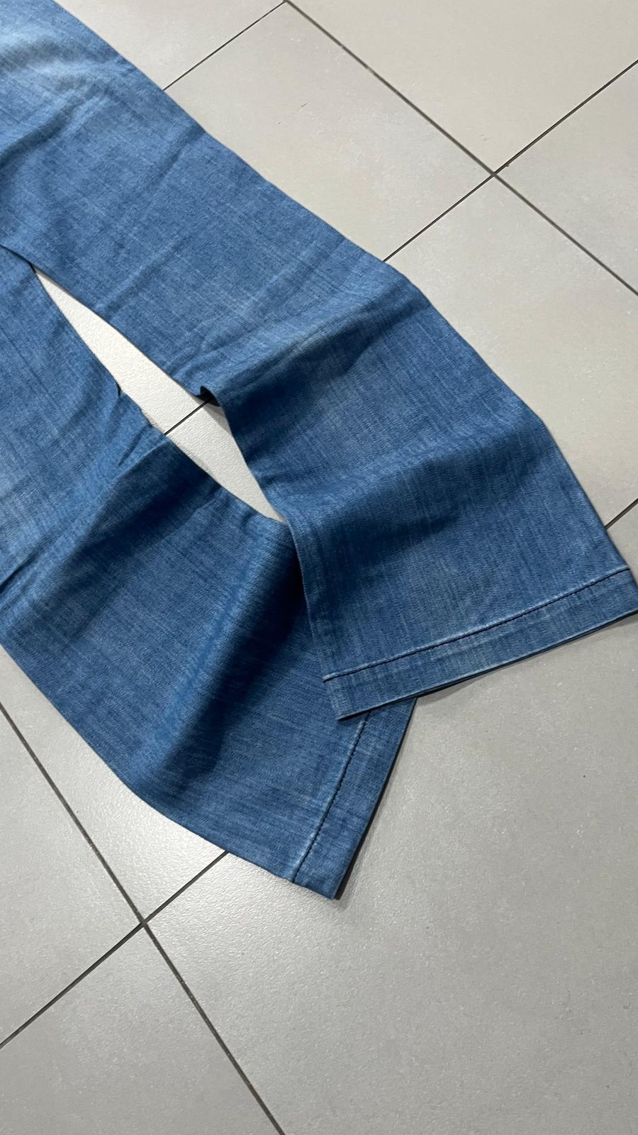 Denim Jeans Miss Sixty NEW BootCut Fit Flared Light Blue Wash Y2K (S)