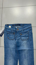 Denim Jeans Miss Sixty NEW BootCut Fit Flared Light Blue Wash Y2K (S)