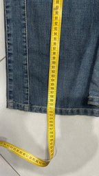 Denim Jeans Stone Wash Baggy Fit Straight Particular Vintage Piece (L)