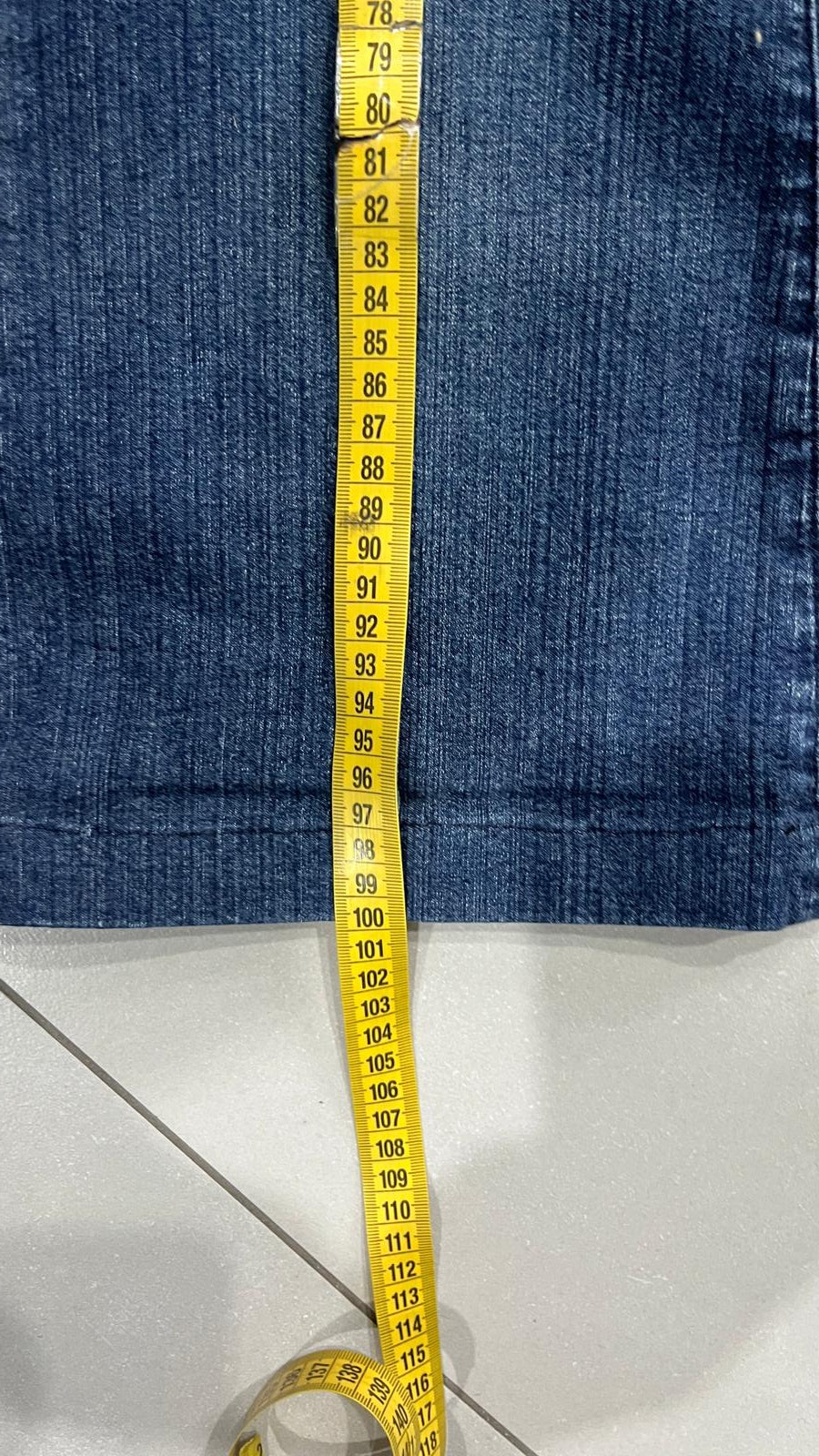 Denim Jeans BootCut Da Donna Blu Wash Flare Fit Low Waist Y2K (S)