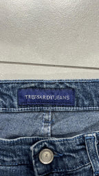 Denim Jeans Trussardi Straight Fit Embroidered Particular (S)