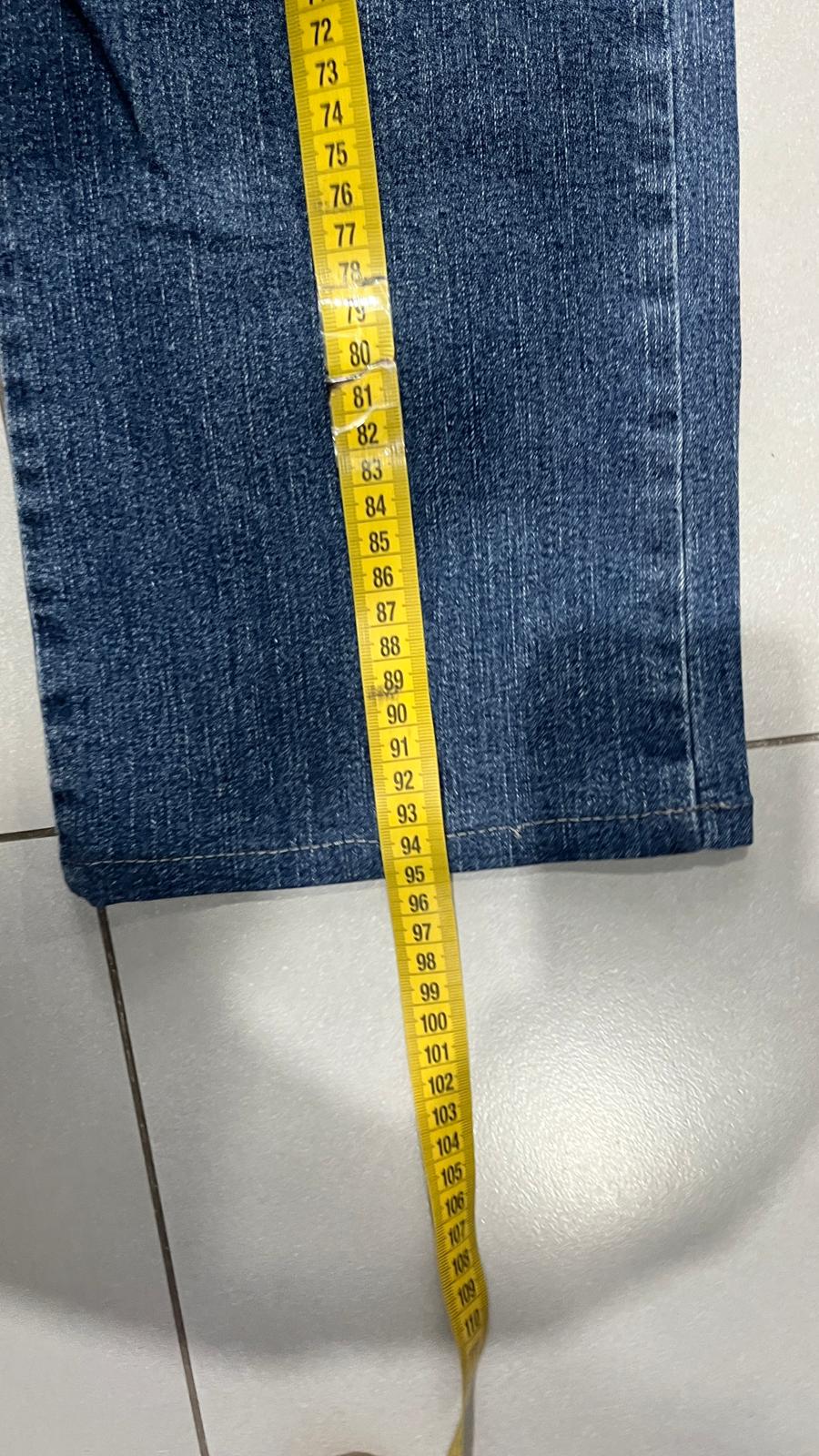 Denim Jeans Trussardi Straight Fit Embroidered Particular (S)