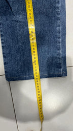 Denim Jeans Trussardi Straight Fit Embroidered Particular (S)