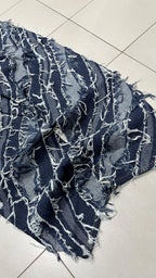 Denim Jeans Super Particular Baggy Fit Sfrangiato (S) Japan Style