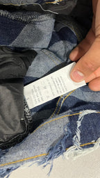 Denim Jeans Super Particular Baggy Fit Sfrangiato (S) Japan Style