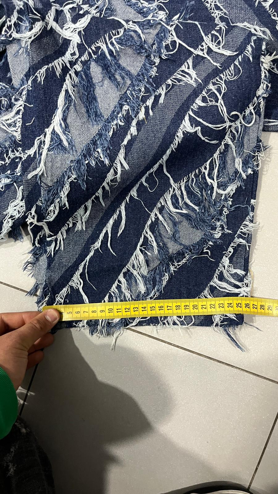 Denim Jeans Super Particular Baggy Fit Sfrangiato (S) Japan Style