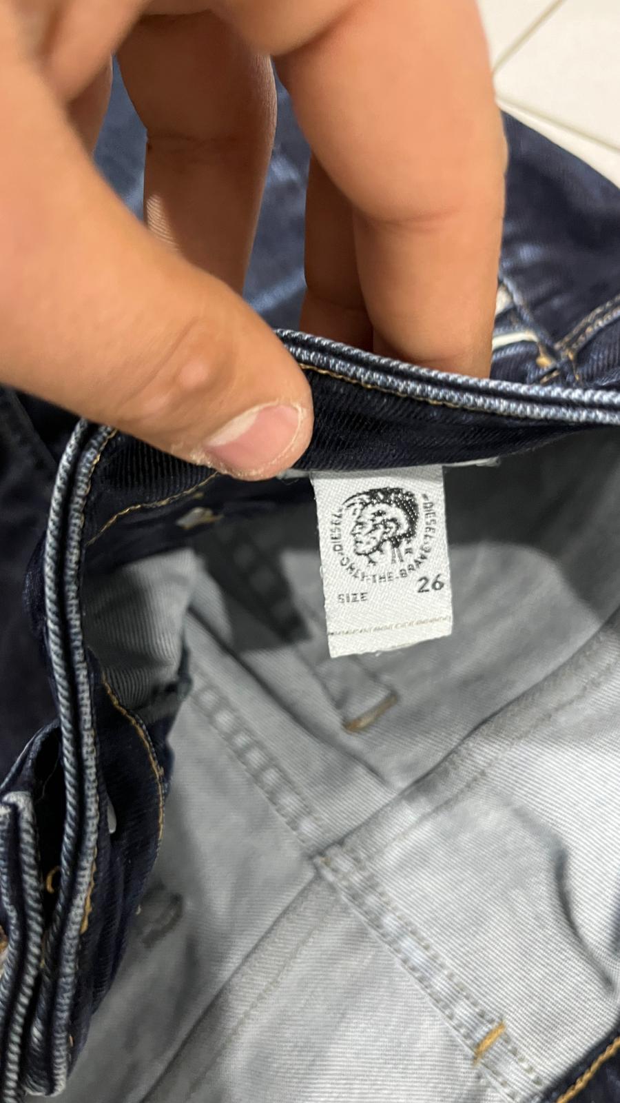 Denim Diesel Dark Blue Wash Skinny Slim Fit (S) da Donna