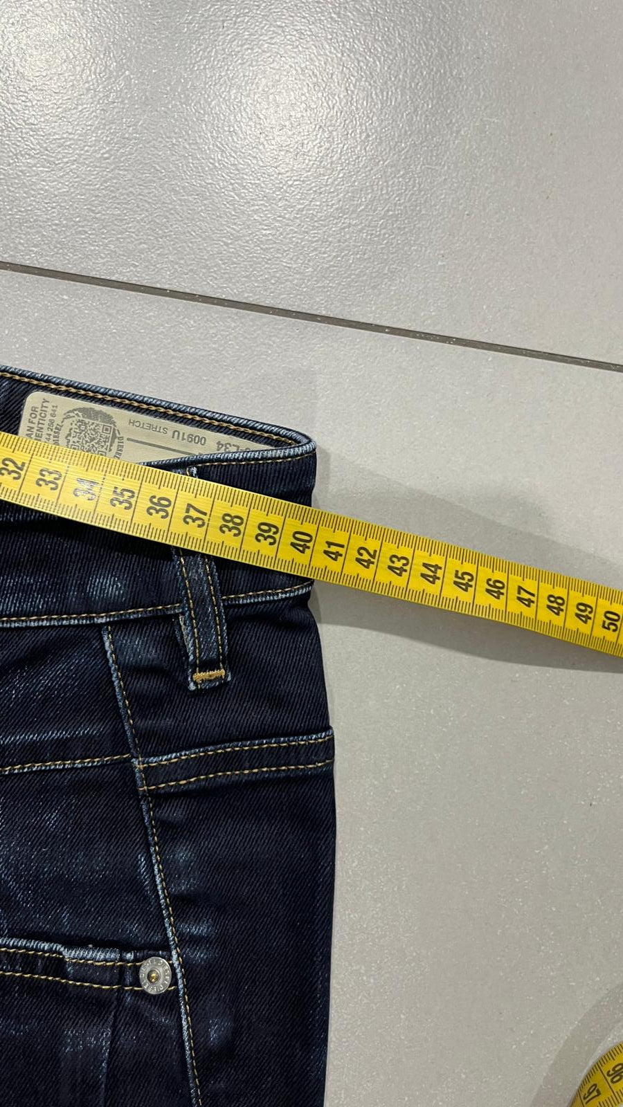 Denim Diesel Dark Blue Wash Skinny Slim Fit (S) da Donna