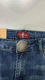 Denim Jeans Bootcut Flare Fit - Jeans Svasati Washed (M)