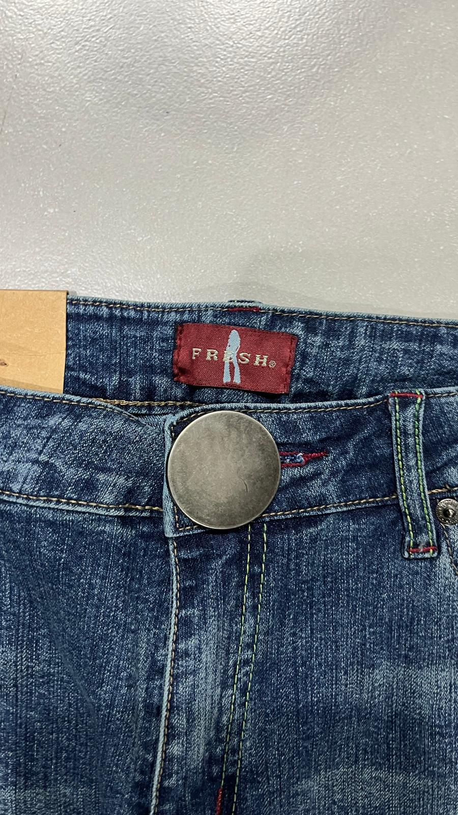 Denim Jeans Bootcut Flare Fit - Jeans Svasati Washed (M)