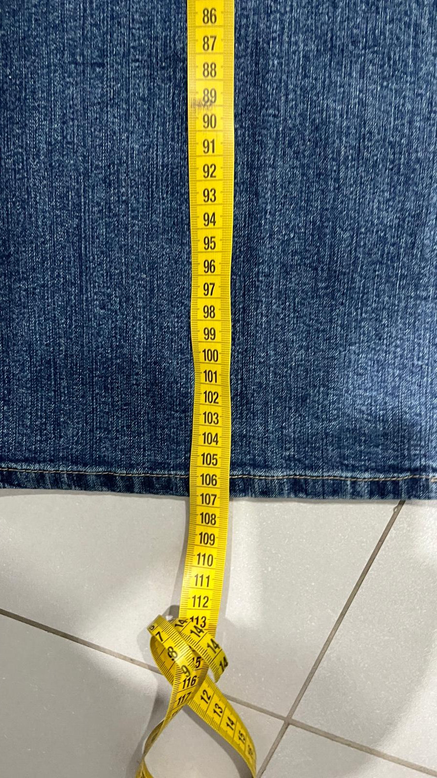 Denim Jeans Bootcut Flare Fit - Jeans Svasati Washed (M)
