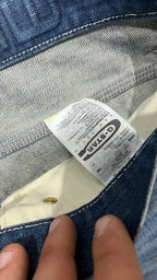 Denim Jeans G-Star Raw Blue Washed Baggy Fit Embroidered (L)