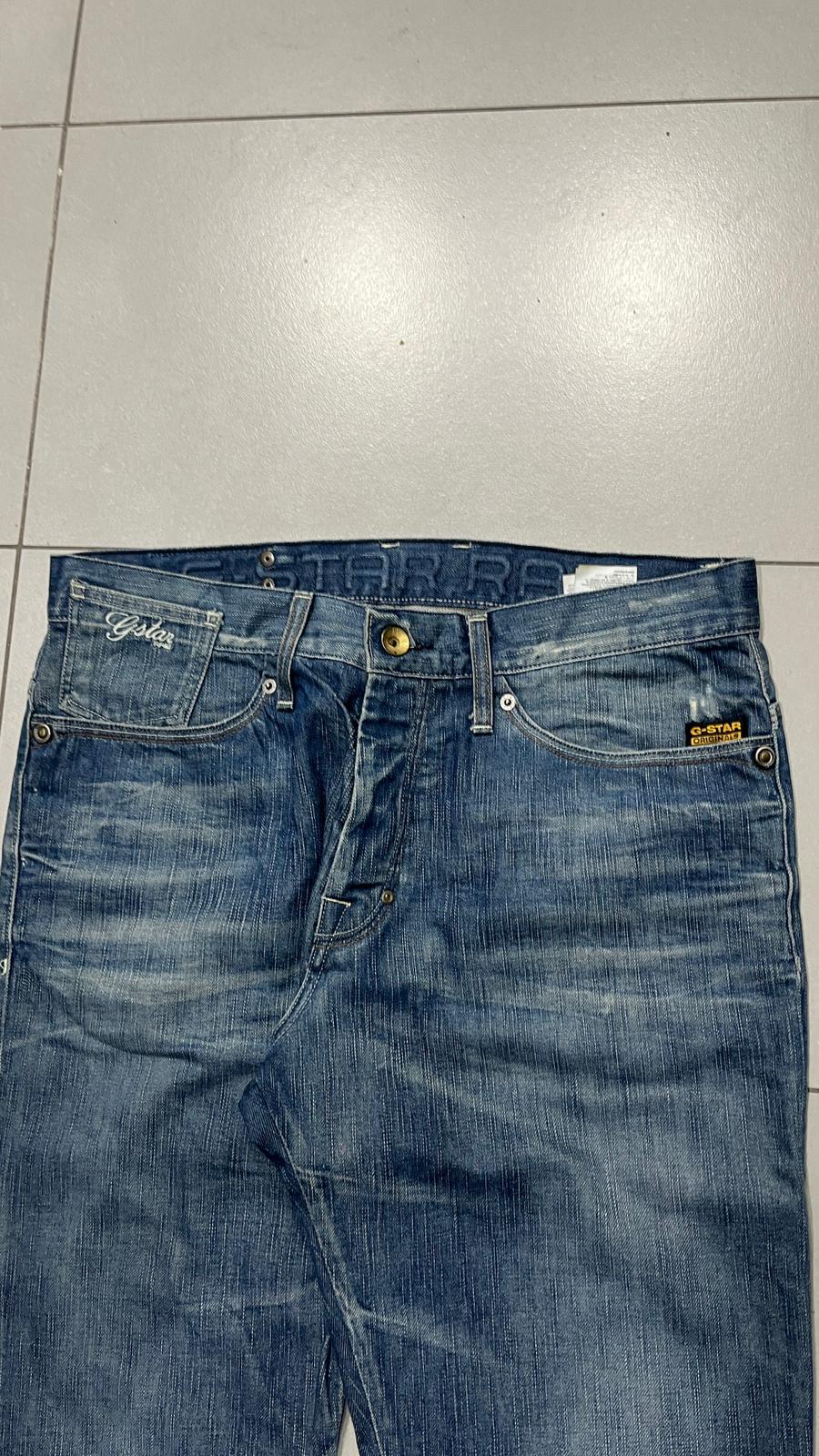 Denim Jeans G-Star Raw Blue Washed Baggy Fit Embroidered (L)