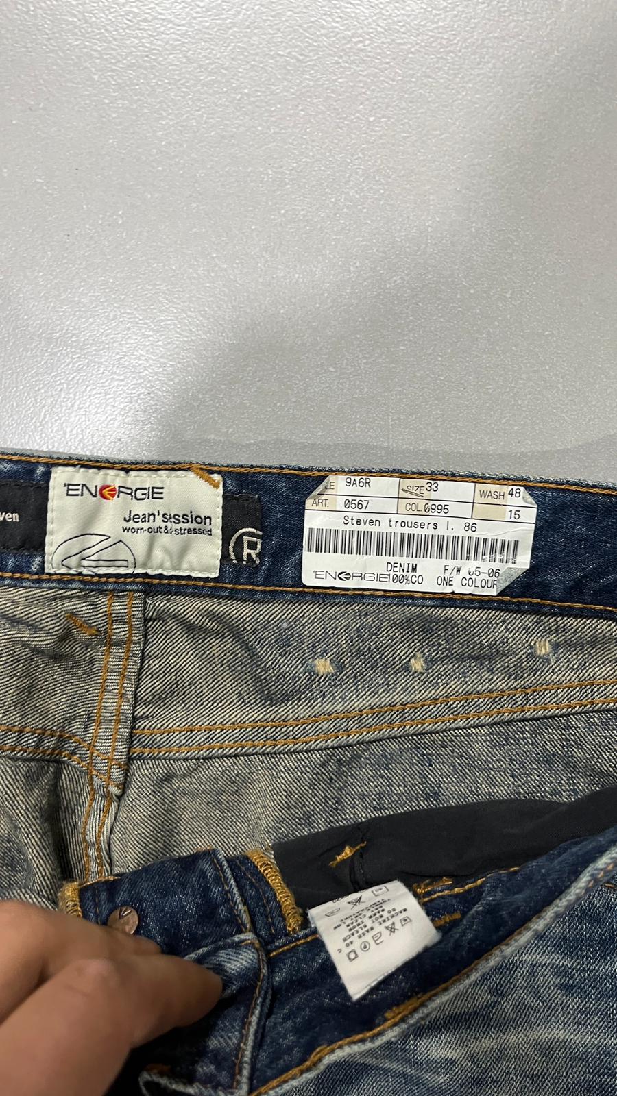Denim Energie Washed Jeans Particular Super Baggy Fit Hip-Hop VIntage Y2K (M)