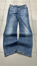 Denim Jeans Flare Washed Light Blue (M) - Jeans Svasati