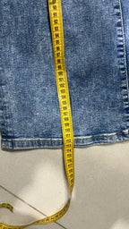 Denim Jeans Flare Washed Light Blue (M) - Jeans Svasati