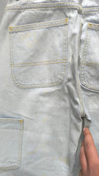 Denim Jeans Dickies Baggy Fit Light Blue con Macchie (XS)