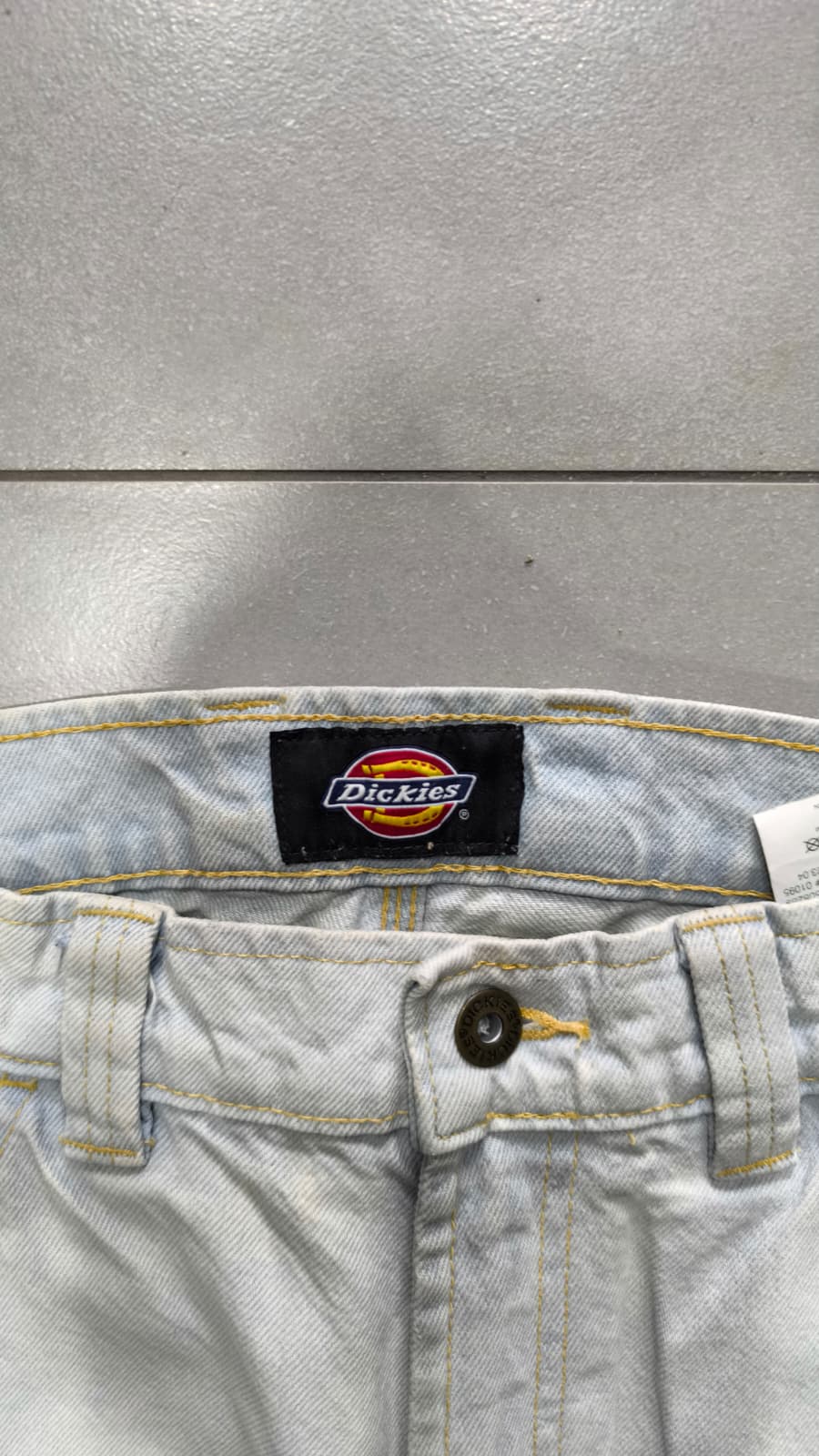 Denim Jeans Dickies Baggy Fit Light Blue con Macchie (XS)