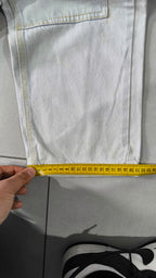 Denim Jeans Dickies Baggy Fit Light Blue con Macchie (XS)