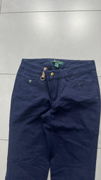 Pantaloni Ralph Lauren Slim Fit con Bottoni a Clip sul Fondo (XS)