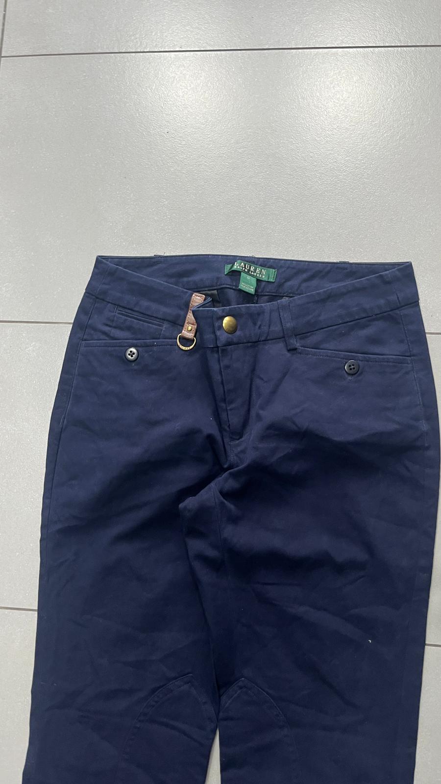 Pantaloni Ralph Lauren Slim Fit con Bottoni a Clip sul Fondo (XS)