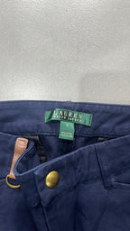 Pantaloni Ralph Lauren Slim Fit con Bottoni a Clip sul Fondo (XS)