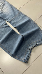 Denim Jeans Baggy Fit Particular Embroidered (M)
