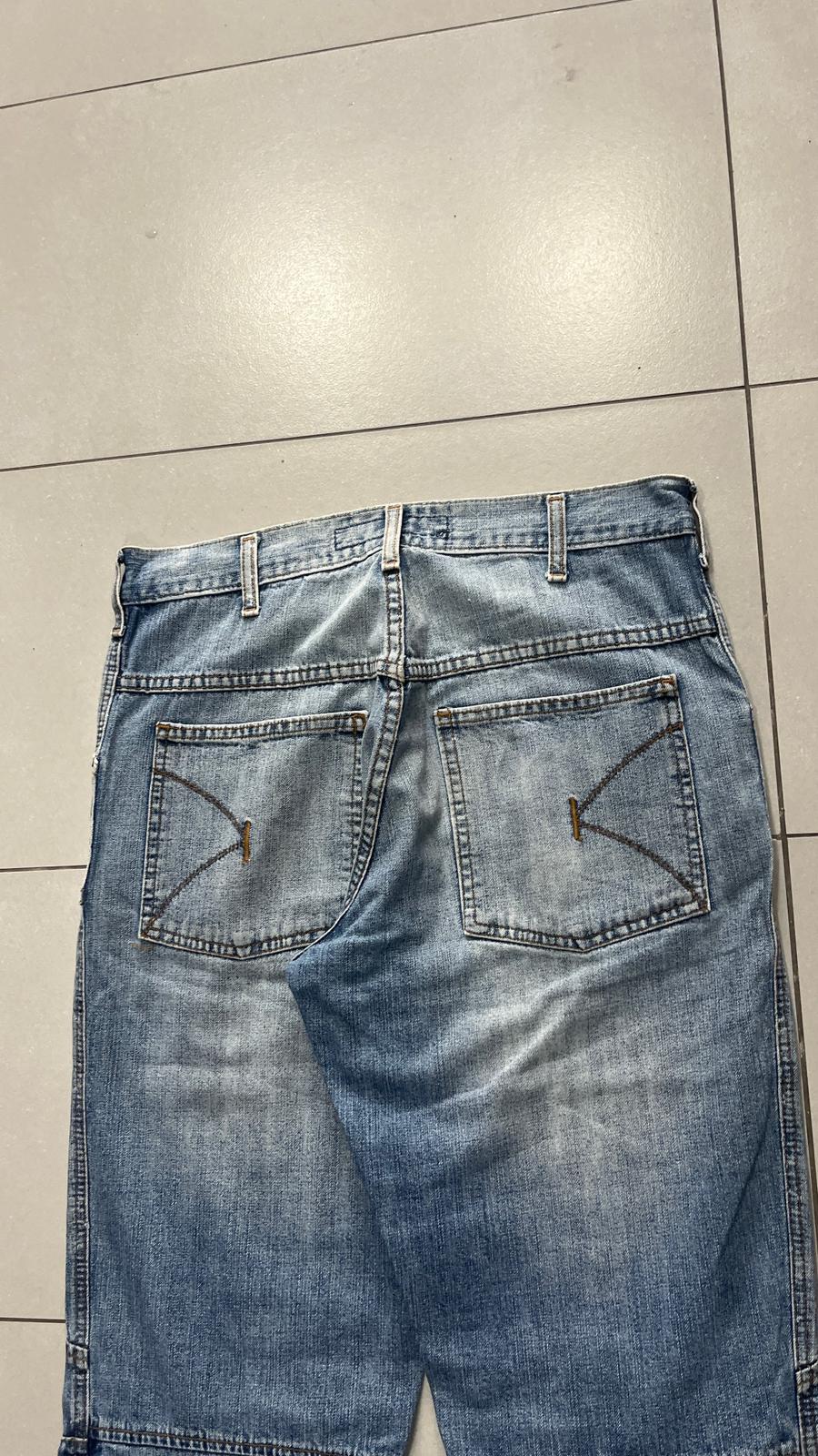 Denim Jeans Baggy Fit Particular Embroidered (M)