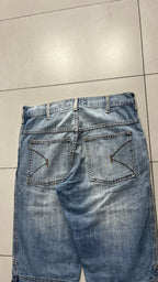 Denim Jeans Baggy Fit Particular Embroidered (M)