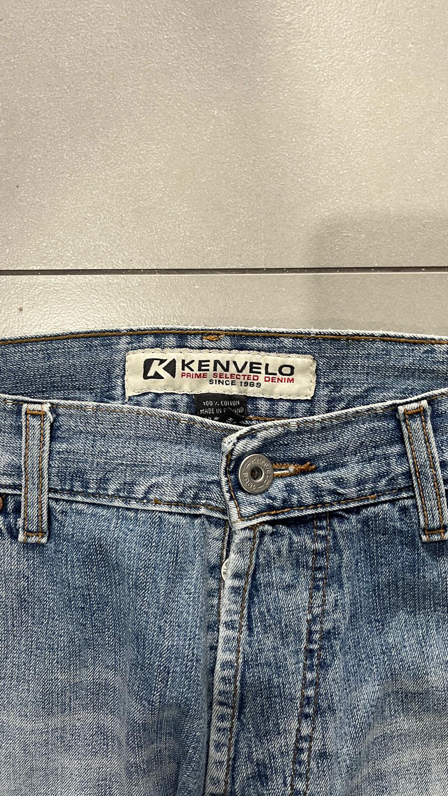 Denim Jeans Baggy Fit Particular Embroidered (M)