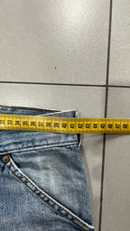 Denim Jeans Baggy Fit Particular Embroidered (M)