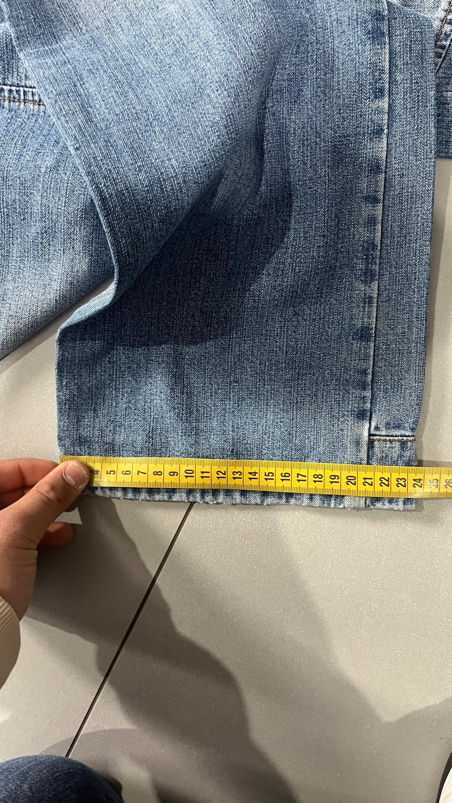 Denim Jeans Baggy Fit Particular Embroidered (M)