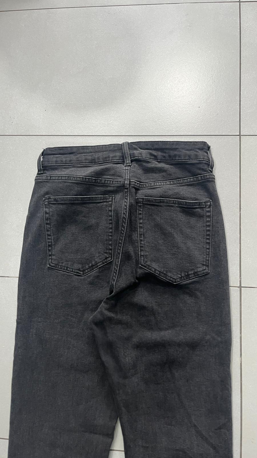 Denim Jeans BootCut H&M Simple Black / Grey (XS)