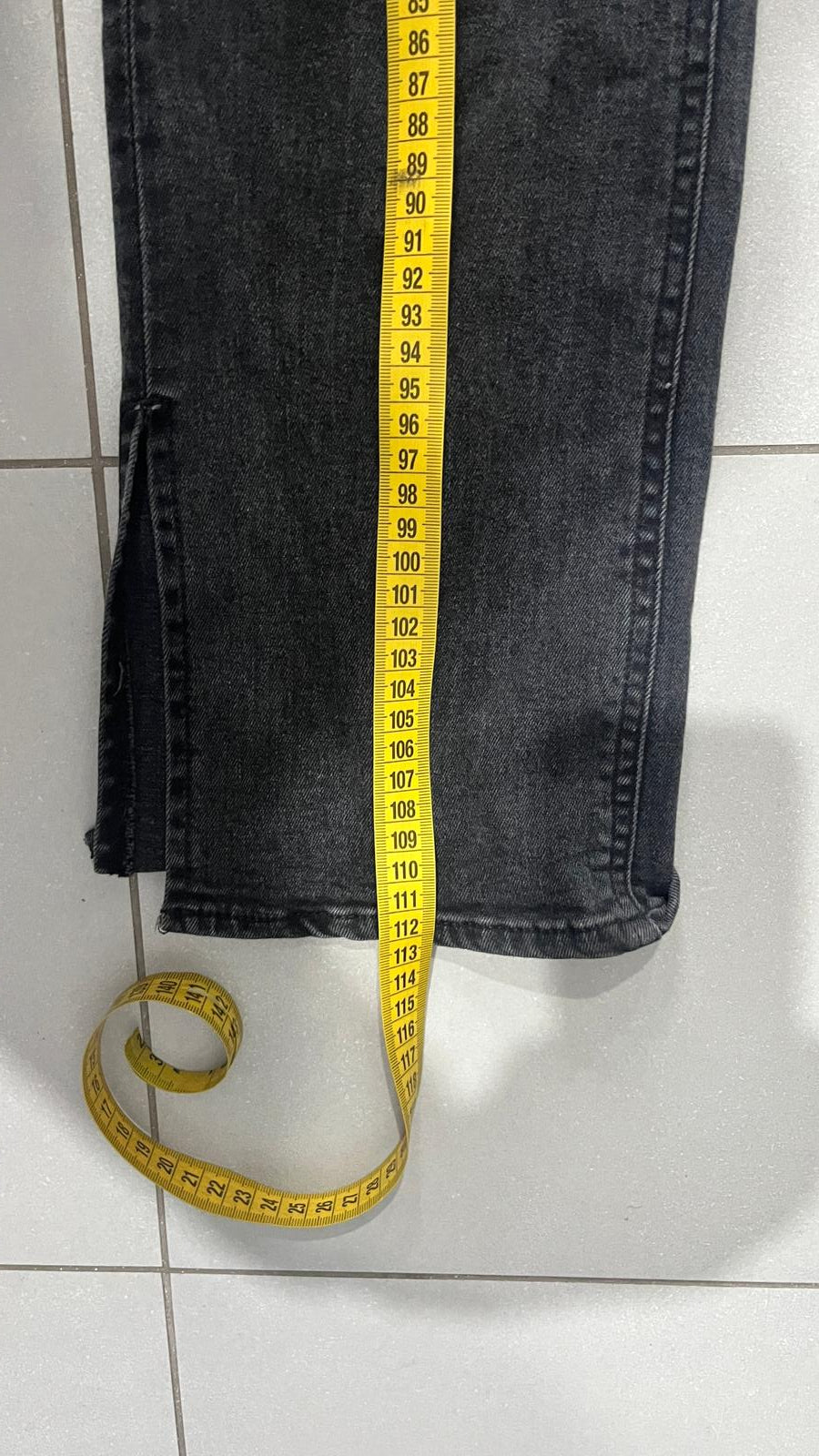 Denim Jeans BootCut H&M Simple Black / Grey (XS)