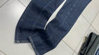 Denim Jeans Roy Rogers Straight Fit Low Waist Blu Embroidered (XS)