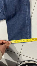 Denim Jeans Roy Rogers Straight Fit Low Waist Blu Embroidered (XS)