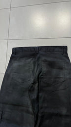 Super Baggy Balloon Pants Cargo Cerati Nero Semplice (L)