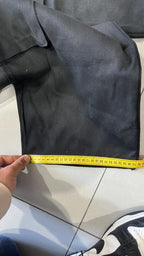 Super Baggy Balloon Pants Cargo Cerati Nero Semplice (L)