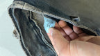 Denim Jeans Stone Wash BootCut Flare Fit Low Waist (S)