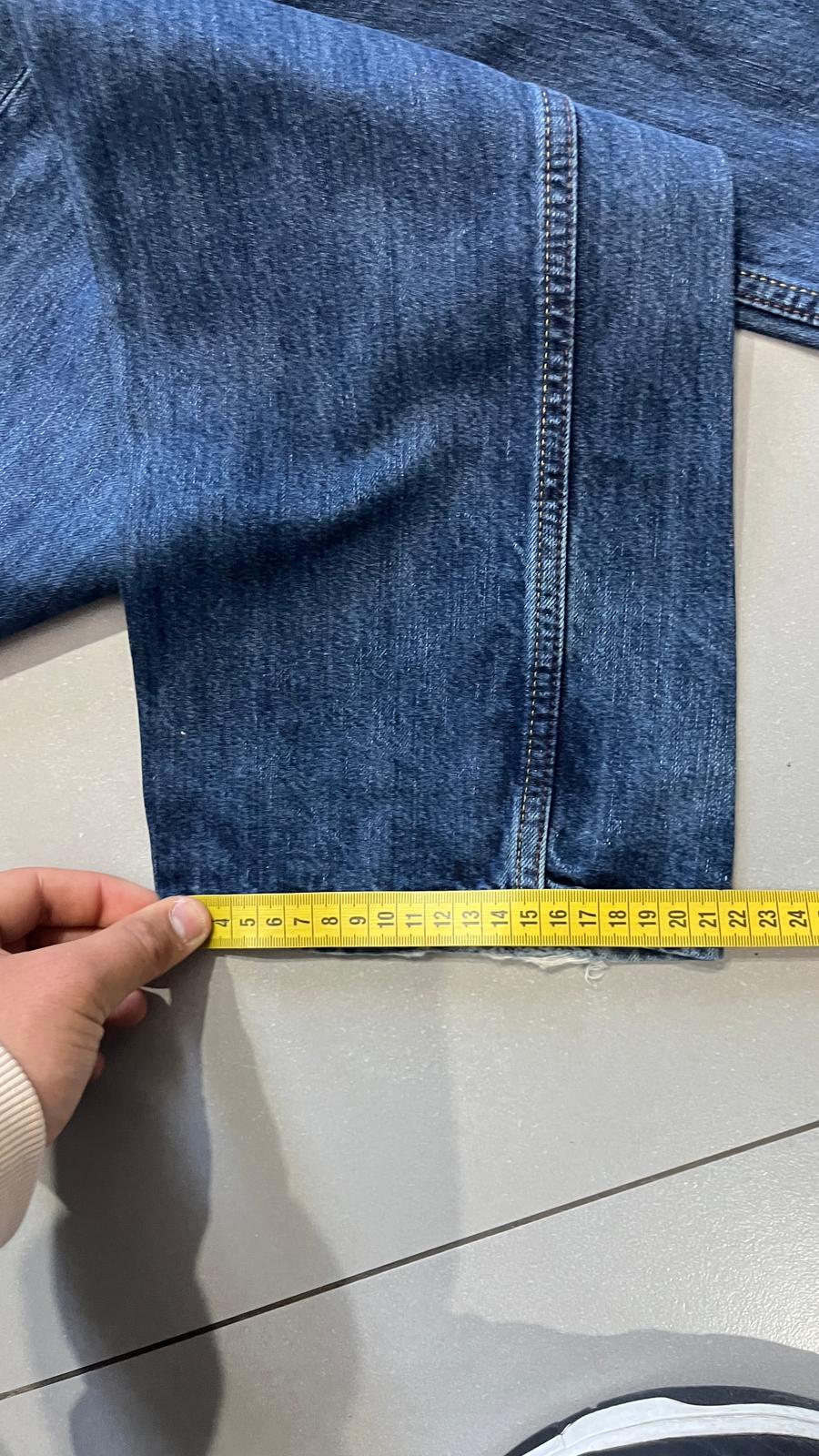 Denim Jeans Straight Fit Diesel Blu Wash Embroidered (XL)